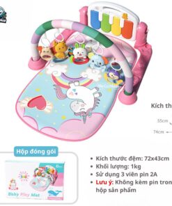 Thảm nhạc cho bé TN01 màu hồng