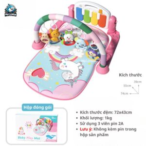 Thảm nhạc cho bé TN01 21 Thảm nhạc cho bé TN01 màu hồng