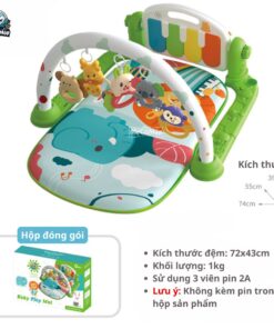 Thảm nhạc cho bé TN01 màu xanh lá