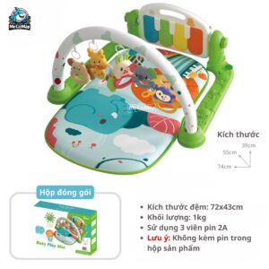 Thảm nhạc cho bé TN01 20 Thảm nhạc cho bé TN01 màu xanh lá