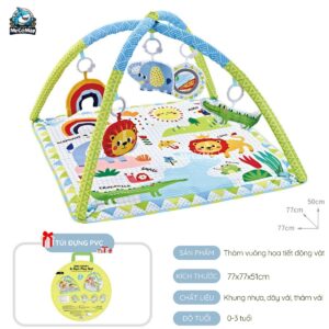 Thảm nằm chơi cho bé hình tròn