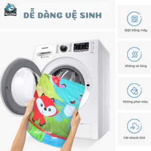 Thảm vải nằm chơi cho bé kèm khung và đồ chơi móc treo