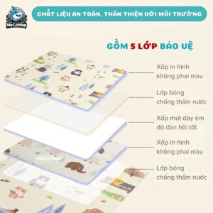 Thảm xốp XPE 2 mặt Pakey dày 1cm 32 tham xop xpe 2 mat 1 cm 3