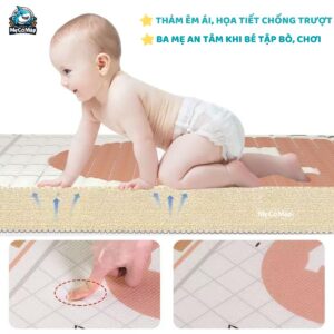 Thảm xốp XPE 2 mặt Pakey dày 1cm 34 tham xop xpe 2 mat 1 cm 5
