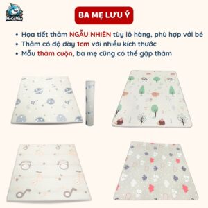 Thảm xốp XPE 2 mặt Pakey dày 1cm 38 tham xop xpe 2 mat 1 cm 8