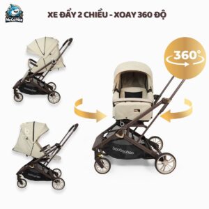 Xe đẩy gấp gọn cao cấp Baobaohao CK2 25 xe day baobaohao CK2 11