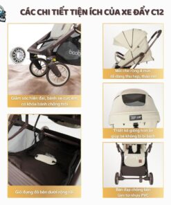 Xe đẩy gấp gọn cao cấp Baobaohao CK2 29 xe day baobaohao CK2 3