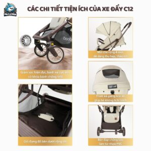 Xe đẩy gấp gọn cao cấp Baobaohao CK2 29 xe day baobaohao CK2 3