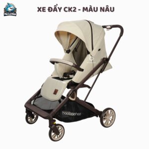 Xe đẩy gấp gọn cao cấp Baobaohao CK2 23 Xe đẩy cho bé Baobaohao CK2 màu nâu