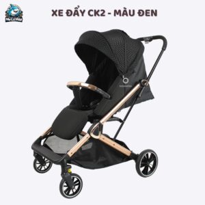 Xe đẩy gấp gọn cao cấp Baobaohao CK2 22 Xe đẩy cho bé Baobaohao CK2 màu đen