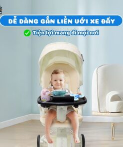 Xe đẩy gấp gọn 2 chiều Baobaohao V16 + Khay ăn dặm V16