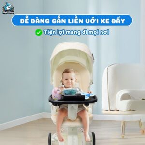 Xe đẩy gấp gọn 2 chiều Baobaohao V16 + Khay ăn dặm V16 90 Xe đẩy gấp gọn 2 chiều Baobaohao V16 + Khay ăn dặm V16