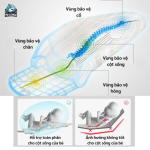 Xe đẩy gấp gọn 2 chiều Baobaohao V16 + Khay ăn dặm V16 71 xe day baobaohao v16 10