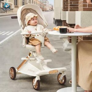 Xe đẩy gấp gọn 2 chiều Baobaohao V16 + Khay ăn dặm V16 68 xe day baobaohao v16 23