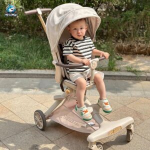 Xe đẩy gấp gọn 2 chiều Baobaohao V16 + Khay ăn dặm V16 64 xe day baobaohao v16 30