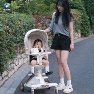 Xe đẩy gấp gọn 2 chiều Baobaohao V16 + Khay ăn dặm V16 60 xe day baobaohao v16 31