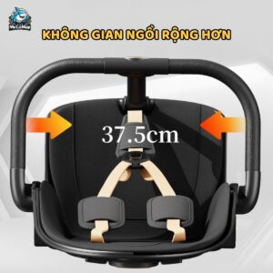 Xe đẩy gấp gọn 2 chiều Baobaohao V16 + Khay ăn dặm V16 80 xe day baobaohao v16 9