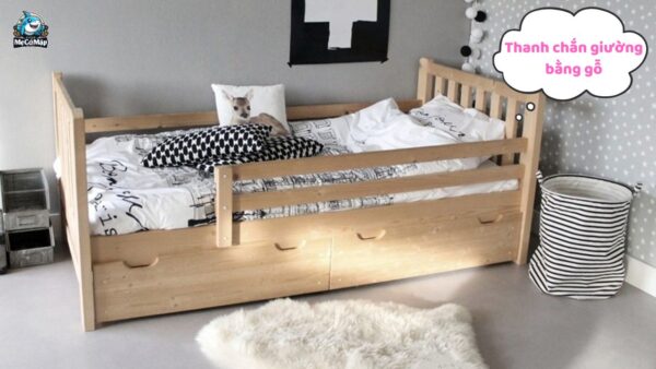 [Đừng bỏ lỡ] 5 lưu ý khi mua thanh chắn giường bằng gỗ cho bé