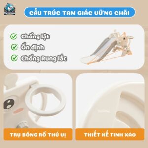 Cầu trượt Hươu KS04 29 cau truot cho be huou KS04 2