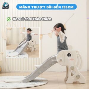 Cầu trượt Hươu KS04 27 cau truot cho be huou KS04 3