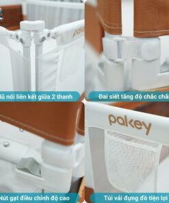 Thanh chắn giường Pakey S1 nâng cấp 64 Thiết kế tỉ mỉ từng chi tiết nhằm đảm bảo an toàn và sự tiện lợi cho người sử dụng