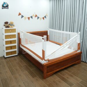 Thanh chắn giường Pakey S1 nâng cấp 66 Nâng hạ 1 bên được 100% thanh