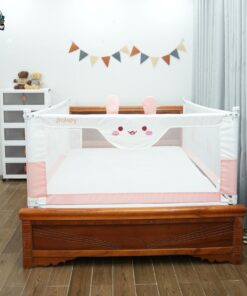 Thanh chắn giường Pakey S1 nâng cấp 68 Họa tiết tai động vật xinh xắn, đáng yêu