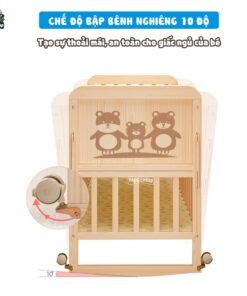 Giường cũi gỗ Pakey CG01