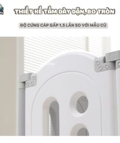 Quây cũi nhựa gấp gọn Funny Bear 33 quay cui gap gon funny bear 13