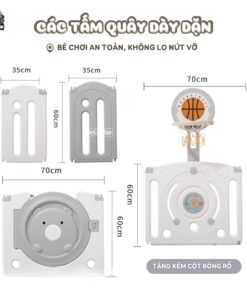 Quây cũi nhựa gấp gọn Funny Bear 39 quay cui gap gon funny bear 14