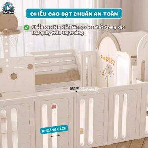 Quây cũi nhựa Pakey Voi PV01 20 quay cui nhua pakey voi 1