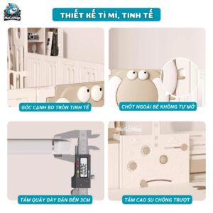 Quây cũi nhựa Pakey Voi PV01 19 quay cui nhua pakey voi 2