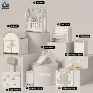 Quây cũi liên hoàn Pakey Voi 46 quay cui nhua pakey voi 3