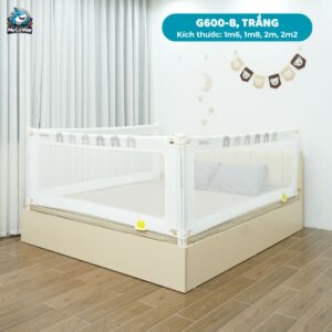 Thanh chắn giường Pakey G600-B màu trắng