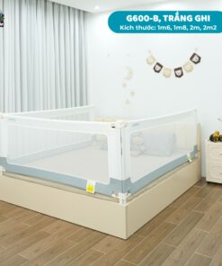 Thanh chắn giường Pakey G600-B trắng ghi