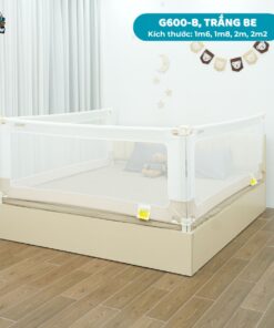 Thanh chắn giường Pakey G600-B trắng be