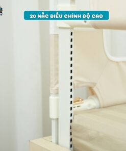 Thanh chắn được trang bị 20 nấc điều chỉnh kích thước chiều cao