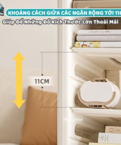 Giá sách Cá Sấu GS05