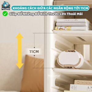 Giá sách Cá Sấu GS05