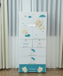 TỦ HX004 màu xanh