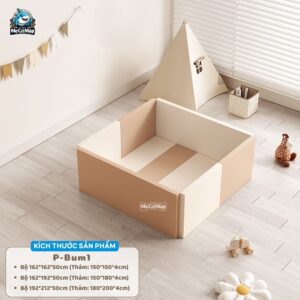 Quây bóng cho bé Pakey, quây Bumper P-Bum1