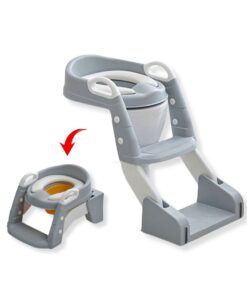 Nắp thu nhỏ bồn cầu cho bé kèm thang