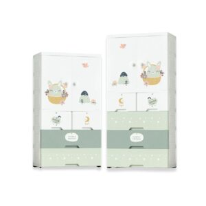 Tủ nhựa cho bé Pakey HX004 màu xanh lá
