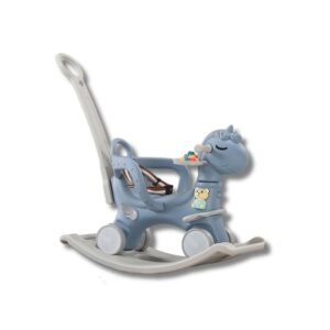 Ngựa bập bênh đa năng 6in1 màu xanh dương