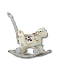 Ngựa bập bênh đa năng 6in1 - Màu Trắng