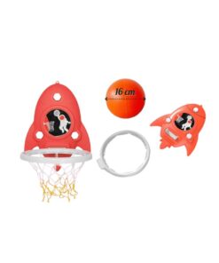 Bộ bóng rổ gắn tường hình tên lửa cho bé - 3 màu