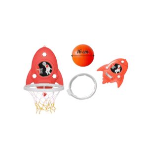 Bộ bóng rổ gắn tường hình tên lửa cho bé - 3 màu