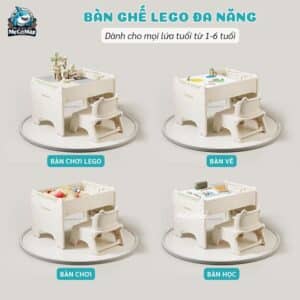 Bộ bàn ghế LEGO PAKEY F22