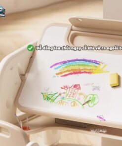 Bộ bàn học thông minh kèm bảng vẽ Pakey YY02-YY03