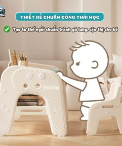 Bộ bàn học thông minh kèm bảng vẽ Pakey YY02-YY03